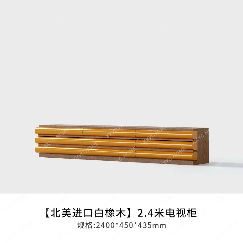 

JYAX65 Solid Wood TV Cabinet Living Room Household Floor TV Cabinet Light Luxury Small Apartment Coffee Table TV Cabinet Combina