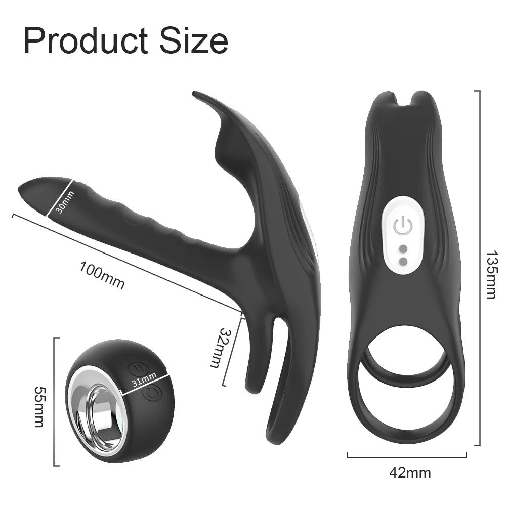 Male Ejaculation Delay Penis Ring Sleeve Penis Cock Ring for Couples Clitoris Stimulator Penisring Adult Sex Toys for Men