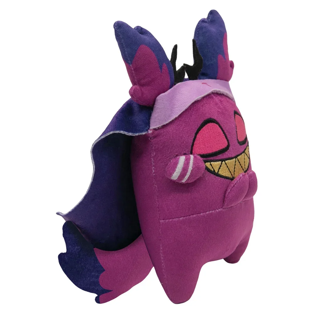 Alastor Cosplay Plush Anime Cartoon Cat, Fantasy Soft Stuffed Mascot, Adulto e Infantil Aniversário, Presentes de Natal