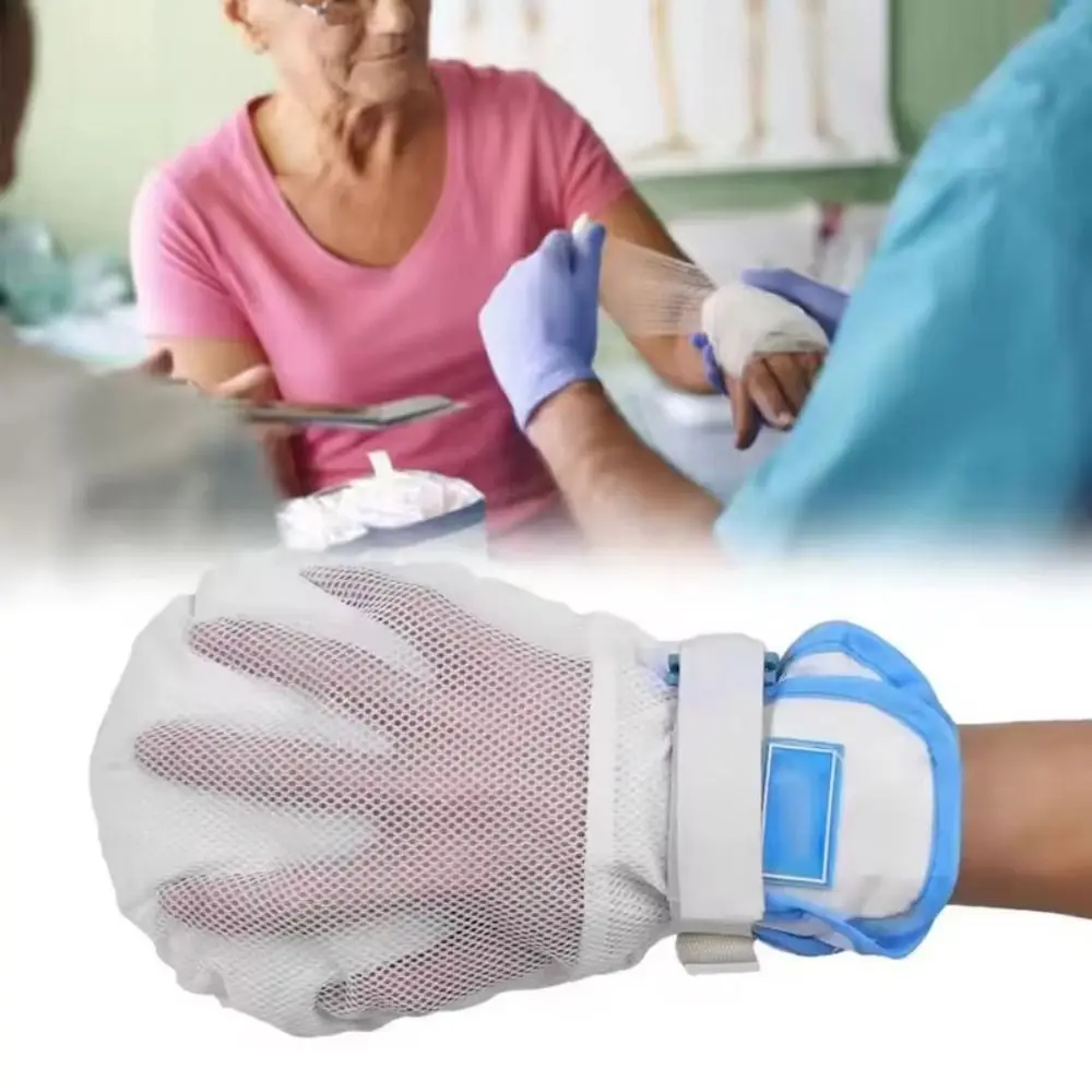 Extra-Thick Bottom Hand Restraint Gloves Softer Bottom Anti-scratch Anti Scratch Glove Finger Control Anti-Grab