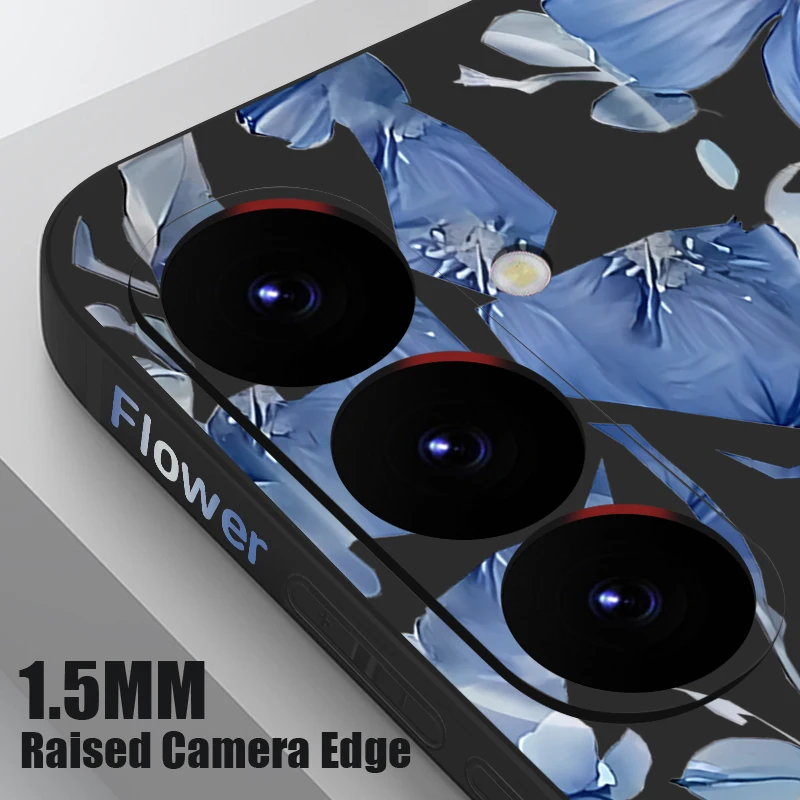 الزهور النبات نمط قضية الهاتف لسامسونج غالاكسي S25 S24 FE S24 S22 S23 الترا زائد A56 A17 A16 A36 A55 A54 A15 5G غطاء ناعم