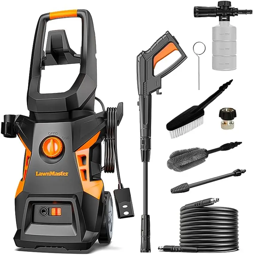 

Electric Pressure Washer 2300 PSI 1.4 GPM with Foam Bottle and Accessories for Home Cleaning