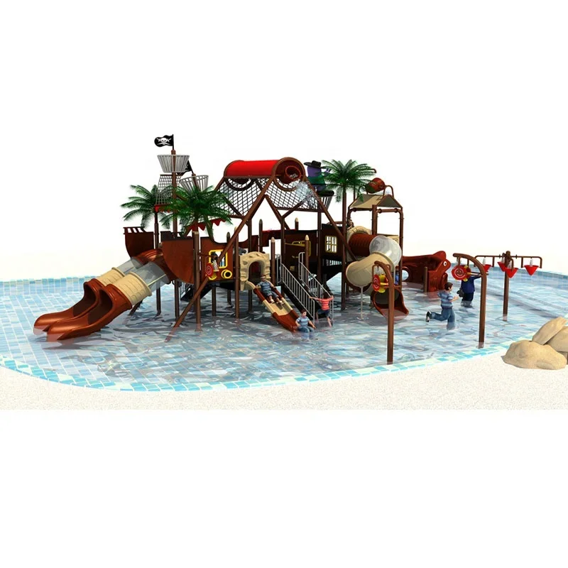 Children Play Pool Water Slide Outdoor Playground Water Park Equipment