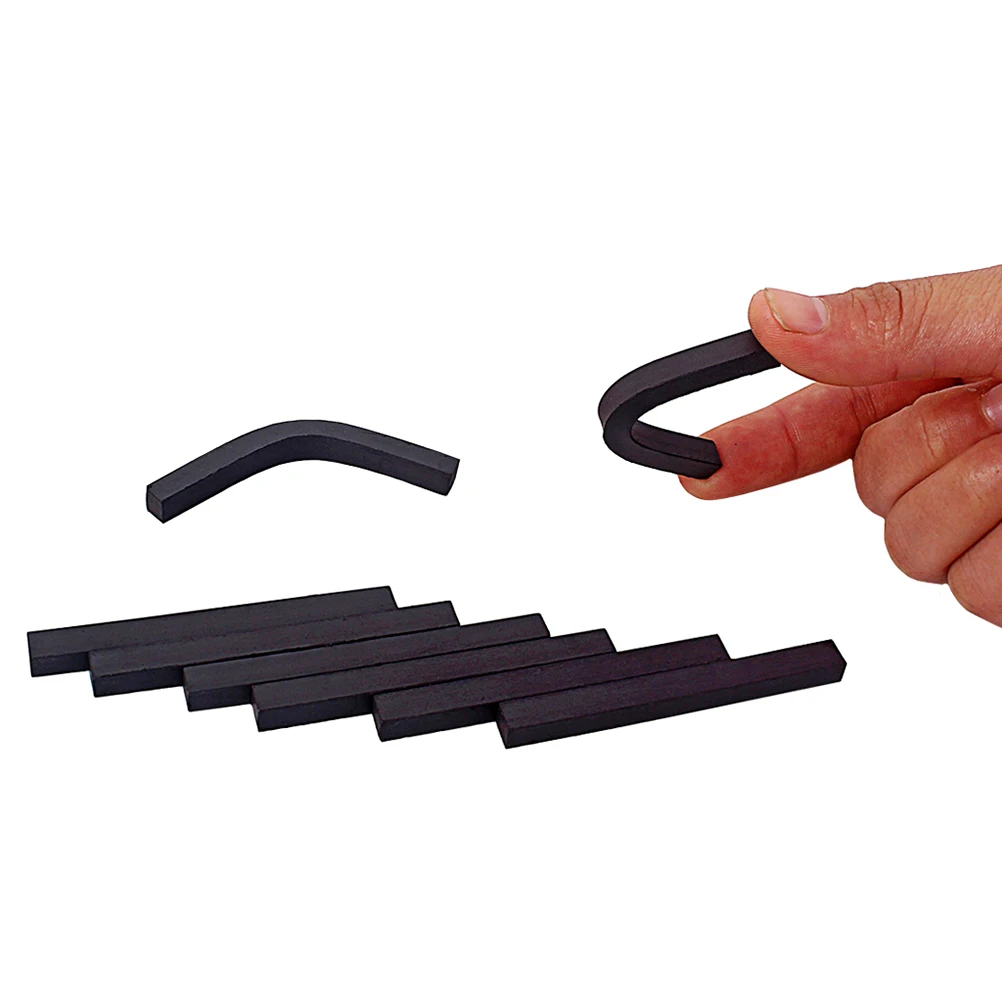 

8Pcs 62x6x5mm Alnico Rubber Bar Magnet for Electric Guitar Pickup Magnetic Stability Strong Hold Professional Grade