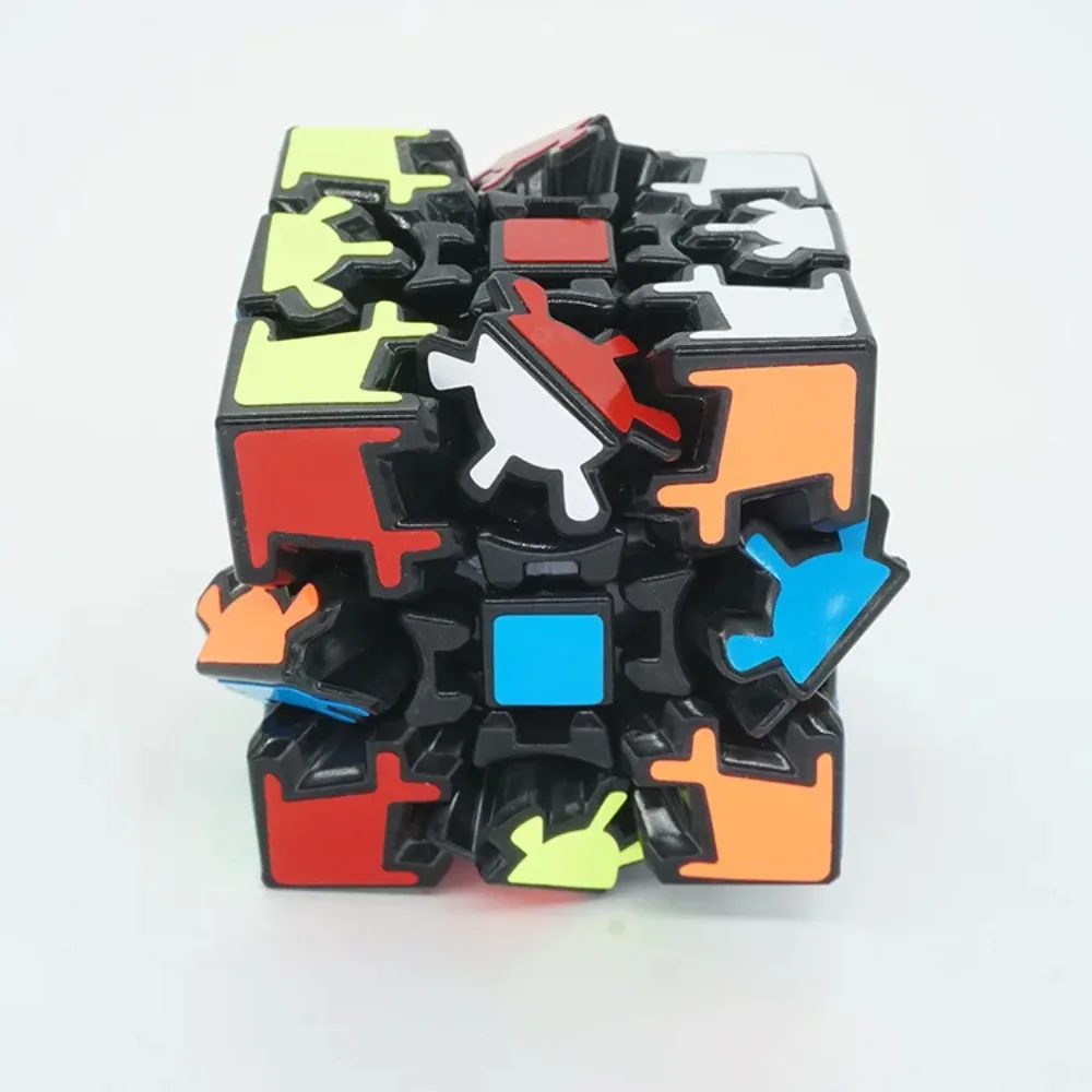 Fanxin Gear Magic Cube Black Stickers Speed Puzzle Cubo Magico For Kids Gift