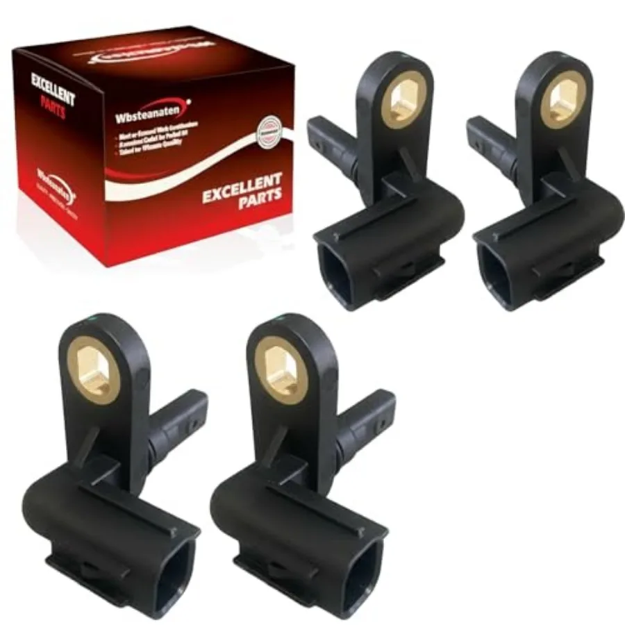 

ABS Wheel Speed Sensor 4Pcs: Front Rear Left and Right Compatible with Toyota 2008-2017 Sequoia V8 5.7L V8 4.7L V8 4.6L 2007-20