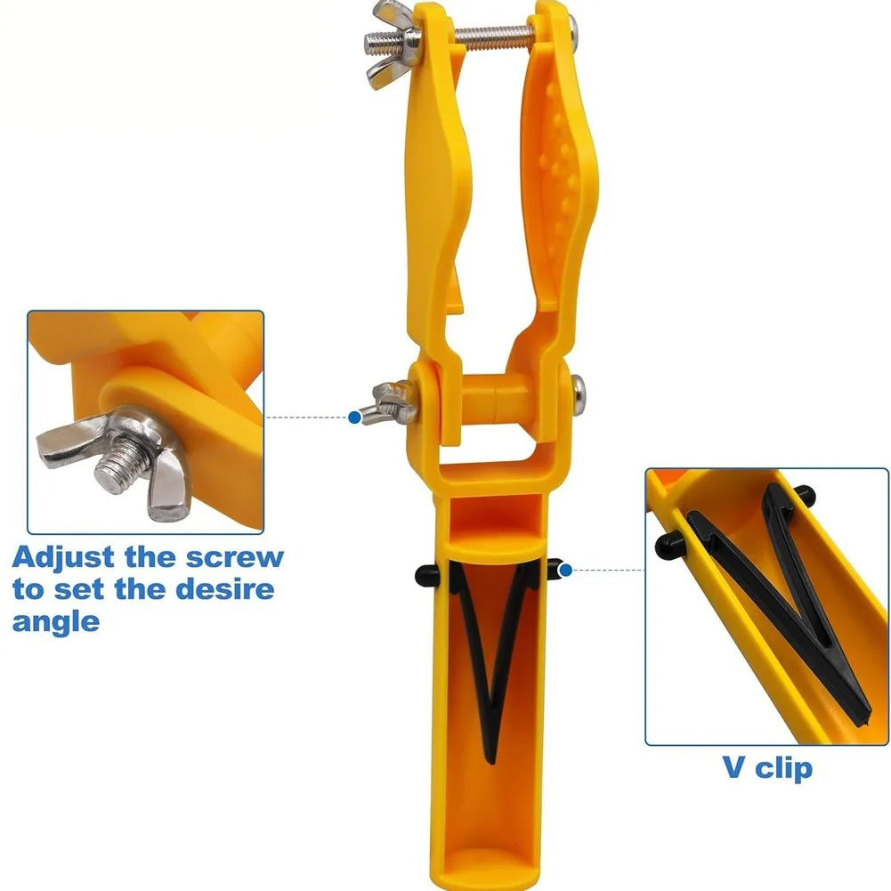Adjustable Pool Vacuum Hose Clip Holder Plastic Clamp For Pool Cleaning Hose Secure Installation Tool For Swimming Pool Maintena