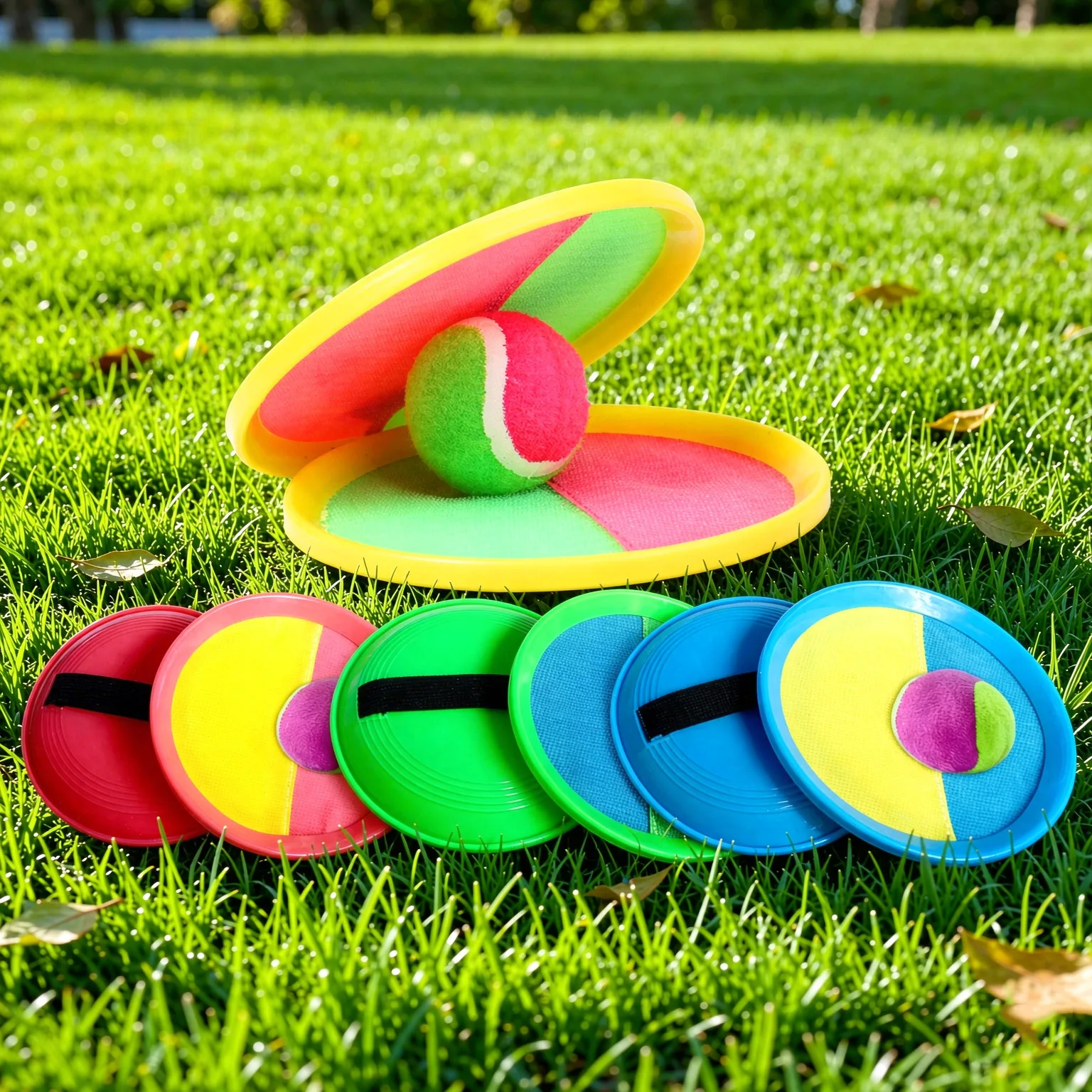 Catch Ball Velcro - Kit de jeu de lancer et