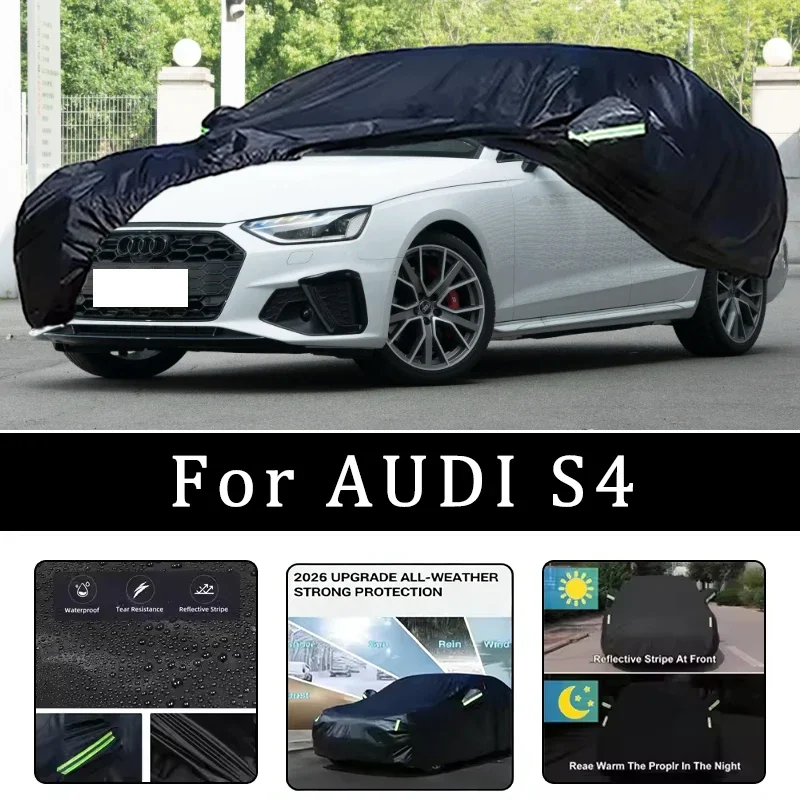 

Чехлы для автомобилей AUDI S4: уличные, водонепроницаемые, пылезащитные, от солнца, дождя и снега, из плотной ткани Оксфорд, полный комплект автоаксессуаров