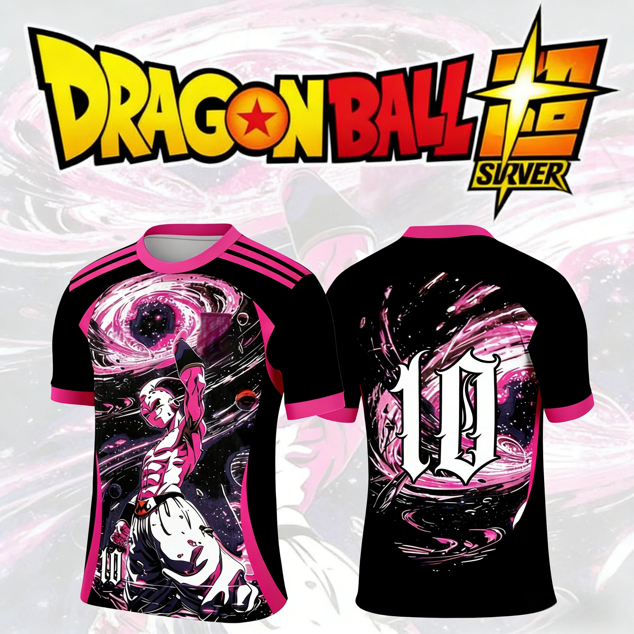 

2026 Summer Dragon Ball 3D T-shirt Oversized Goku Black Rose Galaxy Print Breathable Gym Streetwear Unisex for Men Women Kids