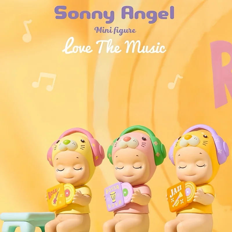 

New Hot Genuine Sonny Angel Love The Music Series Surprise Blind Boxes Toy Gift Trendy Toy Figurine Desktop Case Ornament Gifts