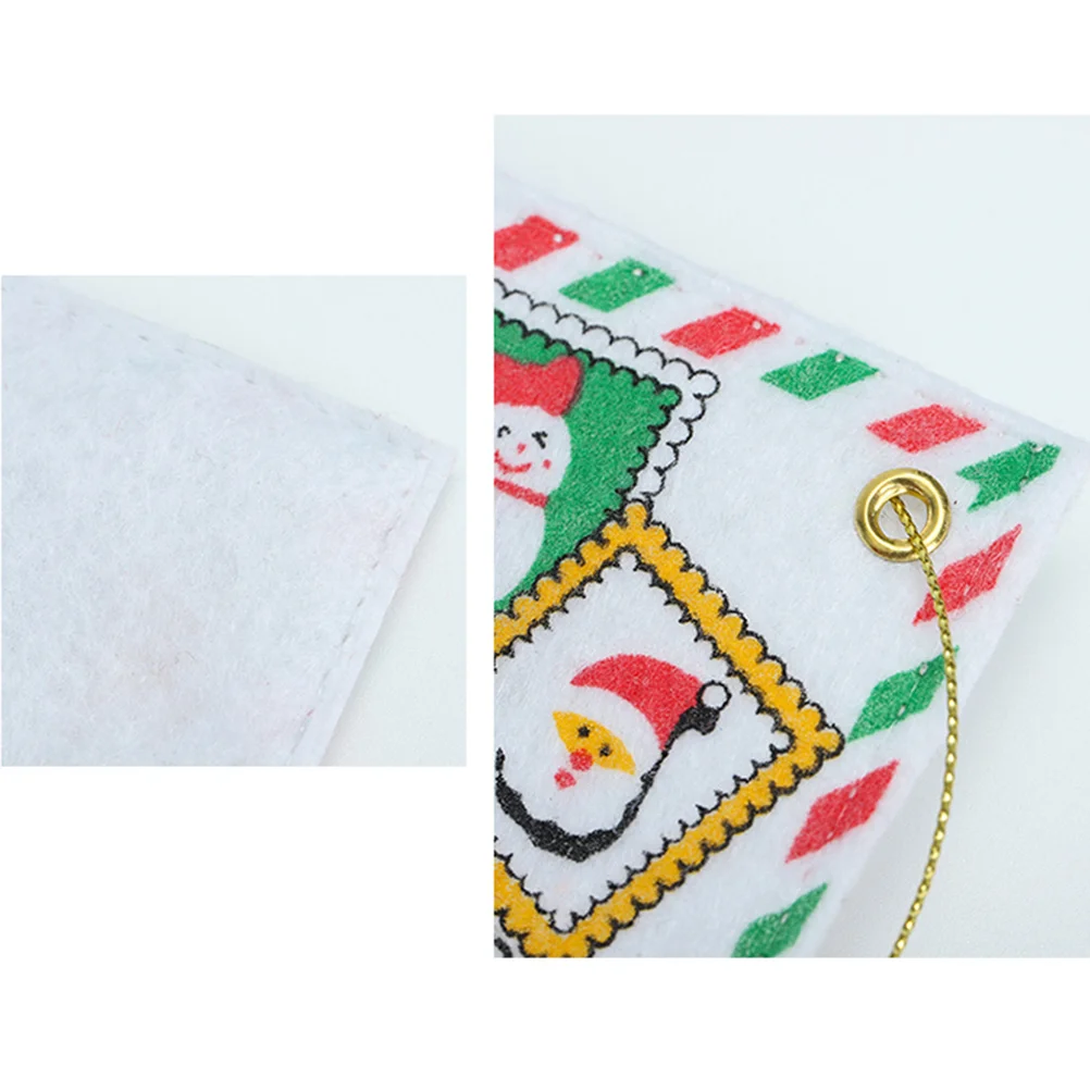 

Christmas Envelopes Santa Claus Print Reusable Gift Bags For Holiday Party Favors Candy Chocolate Holders Tree