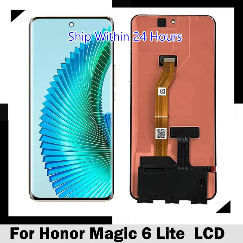 6.78 inches AMOLED For Huawei Honor X9B LCD Magic 6 Lite Display Screen Touch Digitizer For Honor Magic 6 Lite X50 LCD Frame