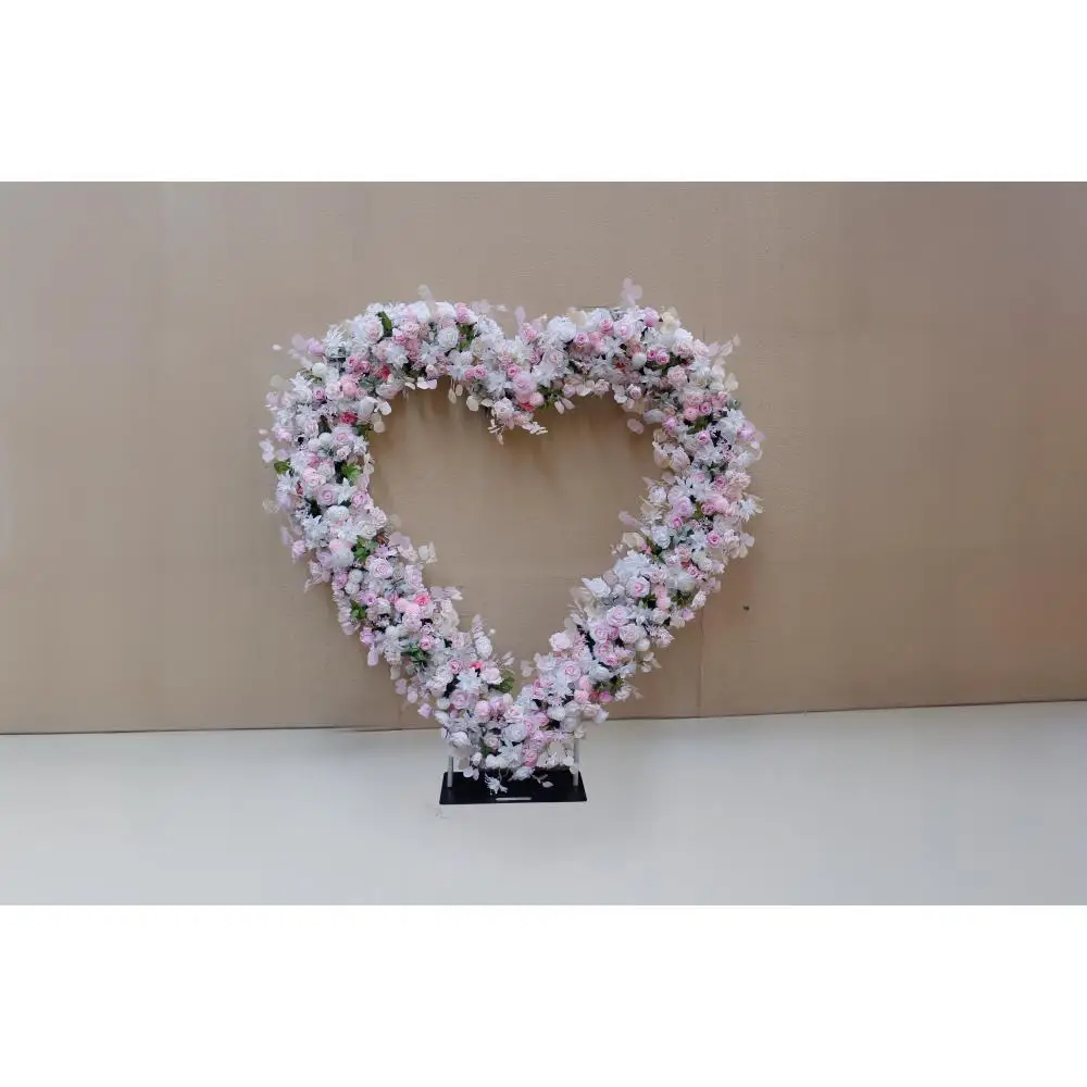 FSDKX Durable Reusable Separable Cascading Two-Piece Floral Swag | Fits All Metal Arches Multiple Wedding Private Party Layouts