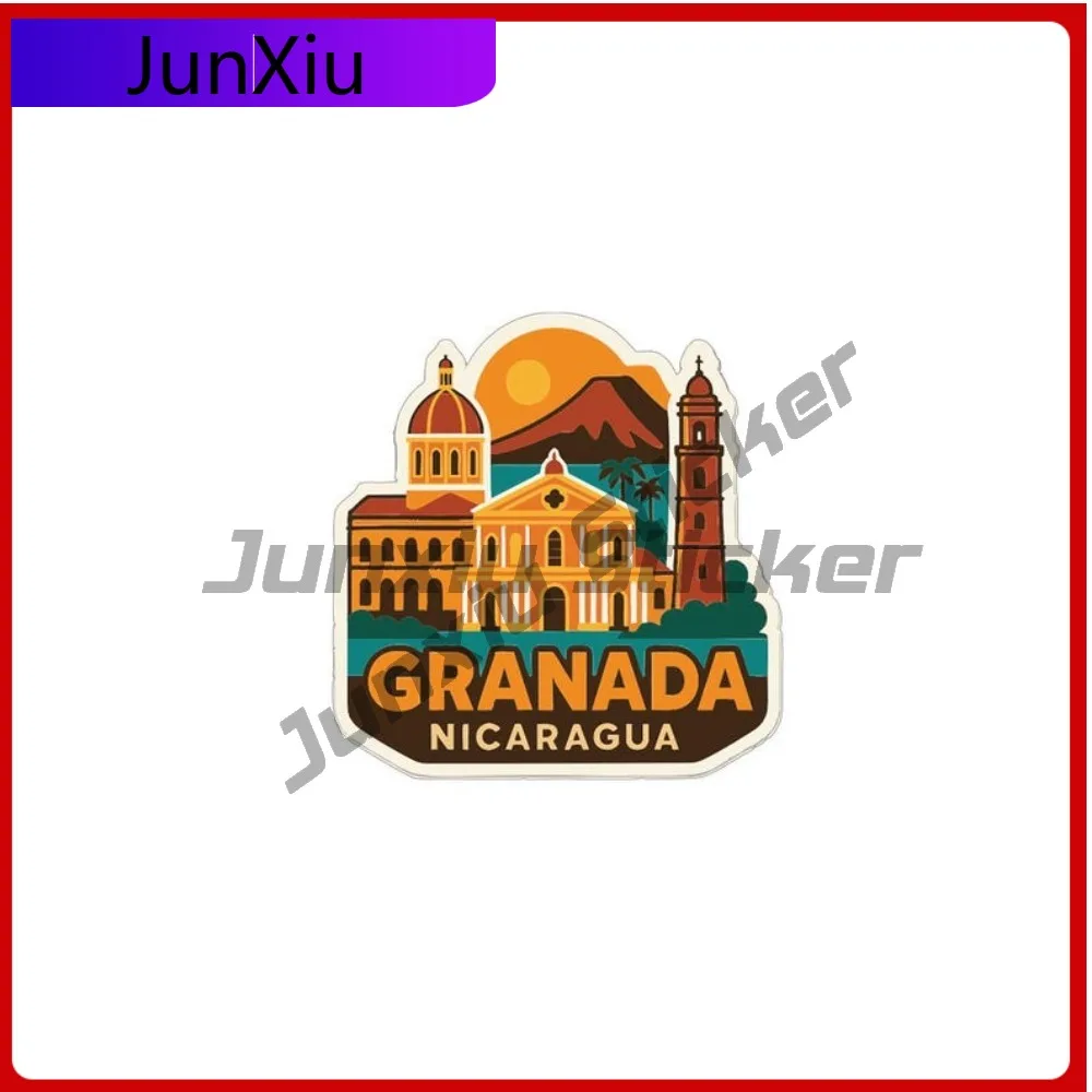 

Granada City Sticker Nicaragua Suv Camper Bumper Truck Electric Vinyl Decal Cover Scratches Decorative Decals Suv Cover Waterpro