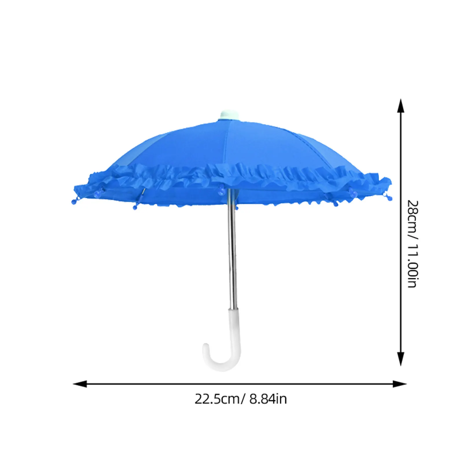 Mini Decorative Umbrellas for Kids Play – 4pcs Easy Open/Close Party Scene Decor, Imaginative Fun