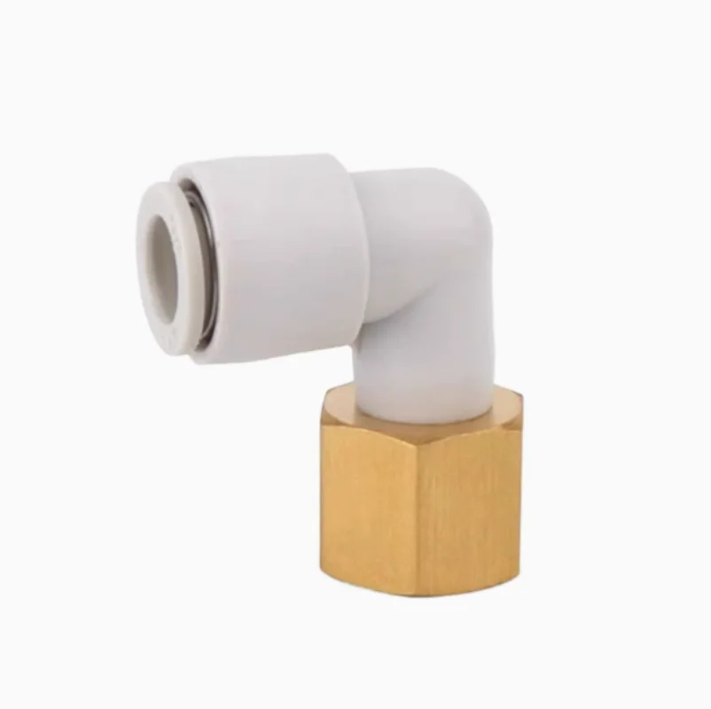

20pcs Quick plug connector right angle internal thread air pipe elbow KB2LF04/6/8/10-01