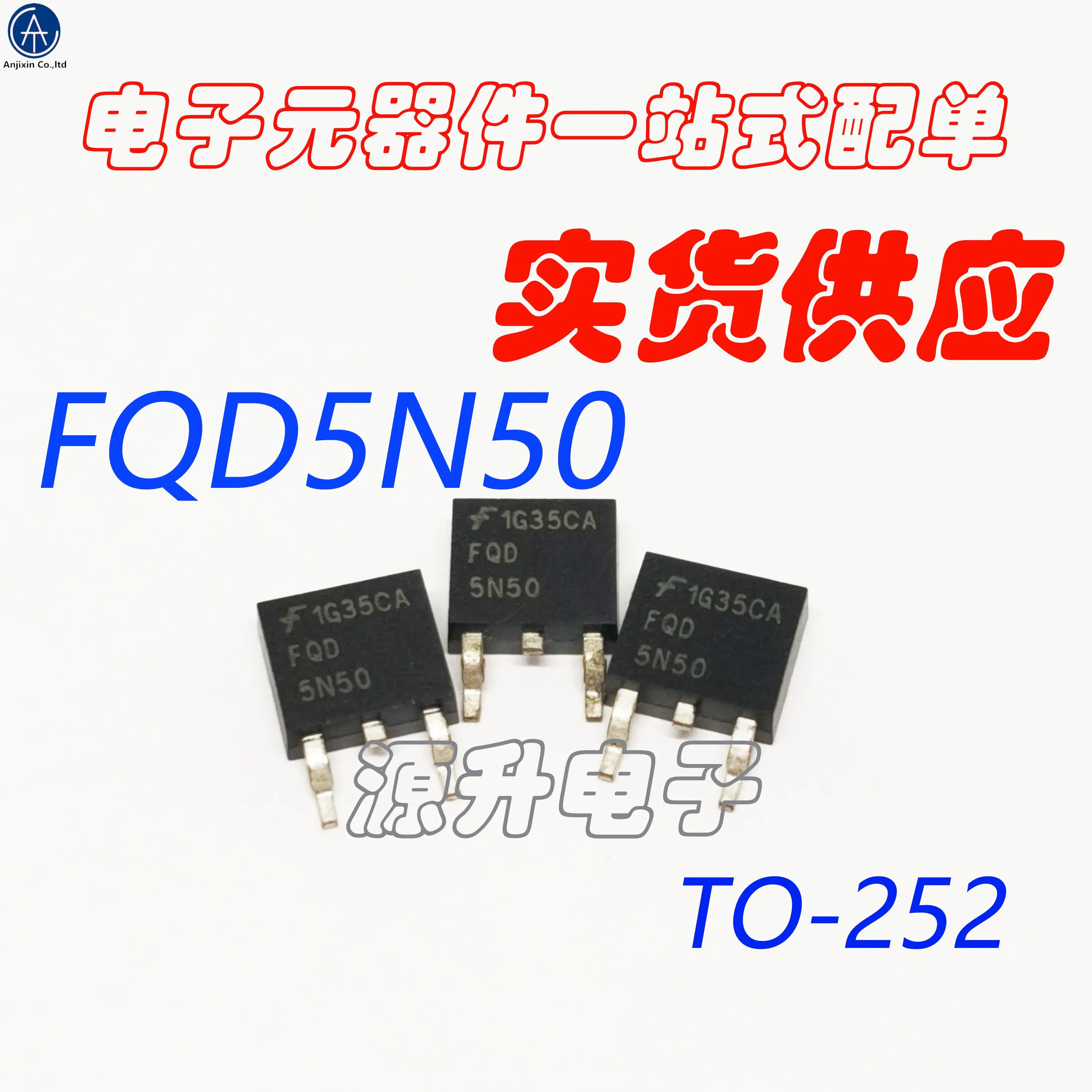 

30PCS 100% orginal new FQD5N50