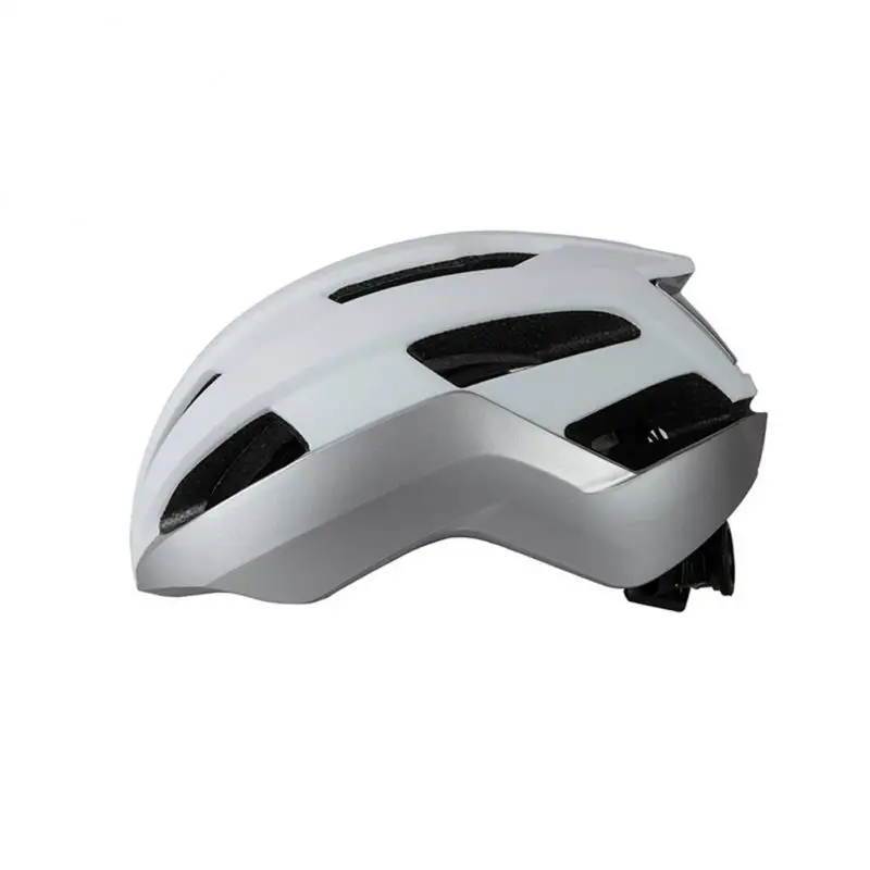 Half Helmet Silver White Lightweight Stylish Reduces Wind Resistance High-quality Bike Accessories Helmet Pc