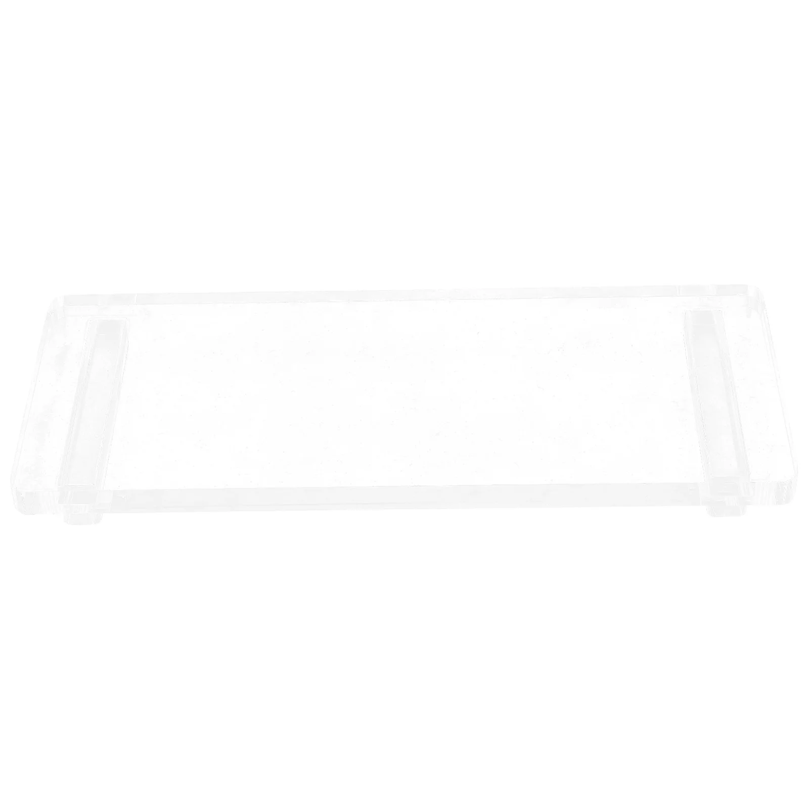 

Bathroom Countertop Tray Acrylic Transparent Vanity Organizer Makeup Perfume Holder Soap Lotion Storage Dresser Tray