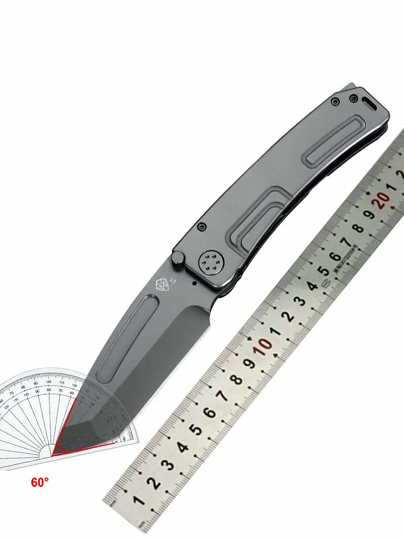TRSKT MKT Folding Knife,D2 Survival Camping Knife,Pocket Knives Edc Tool With Box Droshipping
