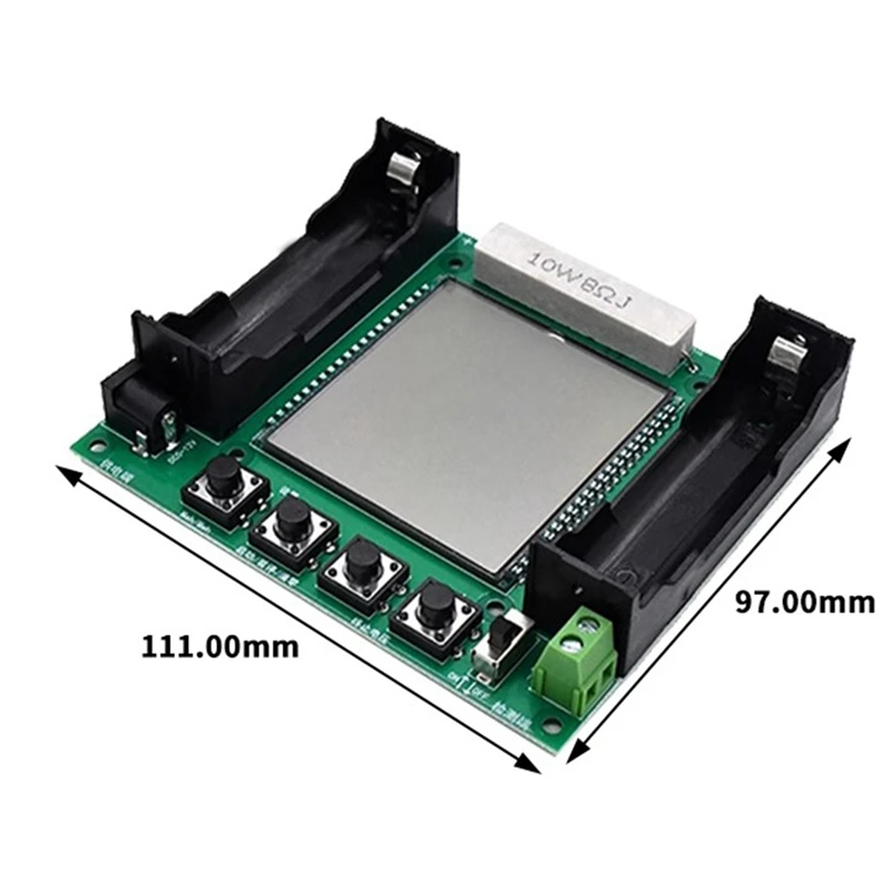 1 PCS Real Capacity Tester 18650 Lithium Battery As Shown Ah Load Tester Module Digital High Precision Multi-Function Module