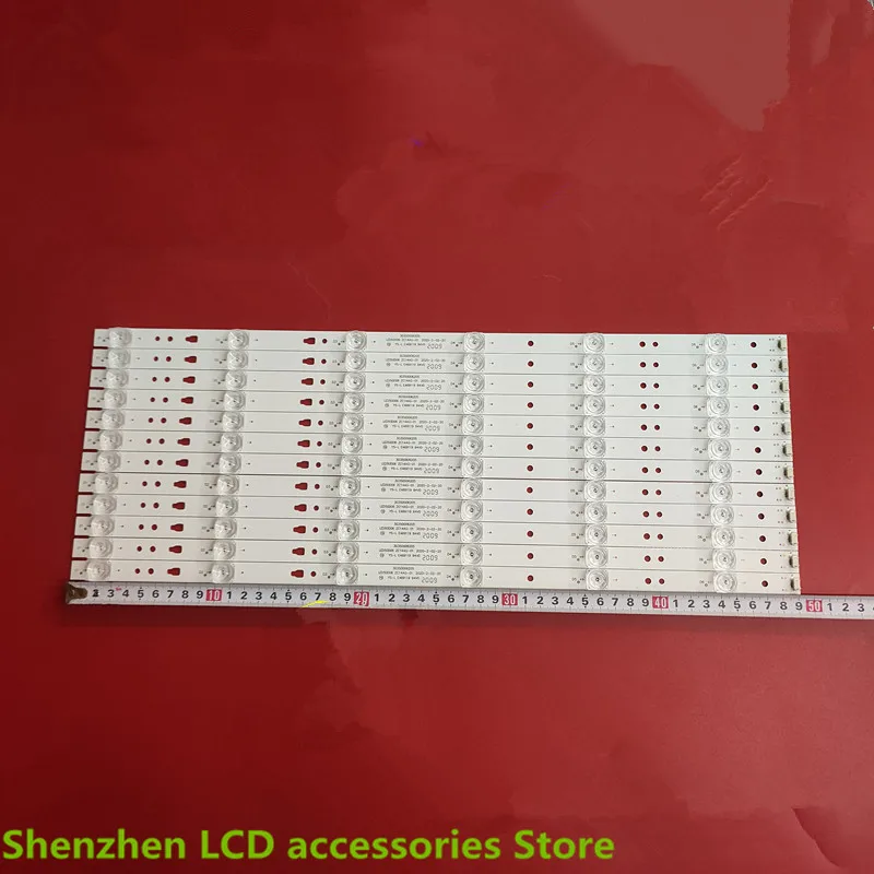 Striscia di retroilluminazione a LED PER Capelli 50A6 LE50U51A LT-50C550 V500HJ1-PE8 30350006205 LED50D06-ZC14AG-01 6LED 3V 495 MILLIMETRI 100% NUOVO