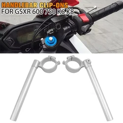 50mm Fork Tube Clip-On Handlebars Clip Ons Handle Bar Grips For Suzuki GSXR600 GSXR750 GSX-R GSXR 600 750 K6 K8 2006-2010 2009