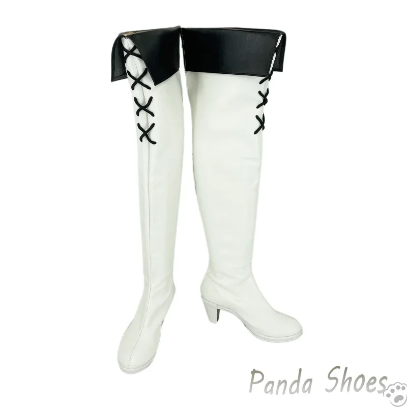 Anime Akame Ga Kill Esdeath Scarpe Cosplay Anime Cos Comic Costume Cosplay Scarpe Prop per Con Festa di Halloween