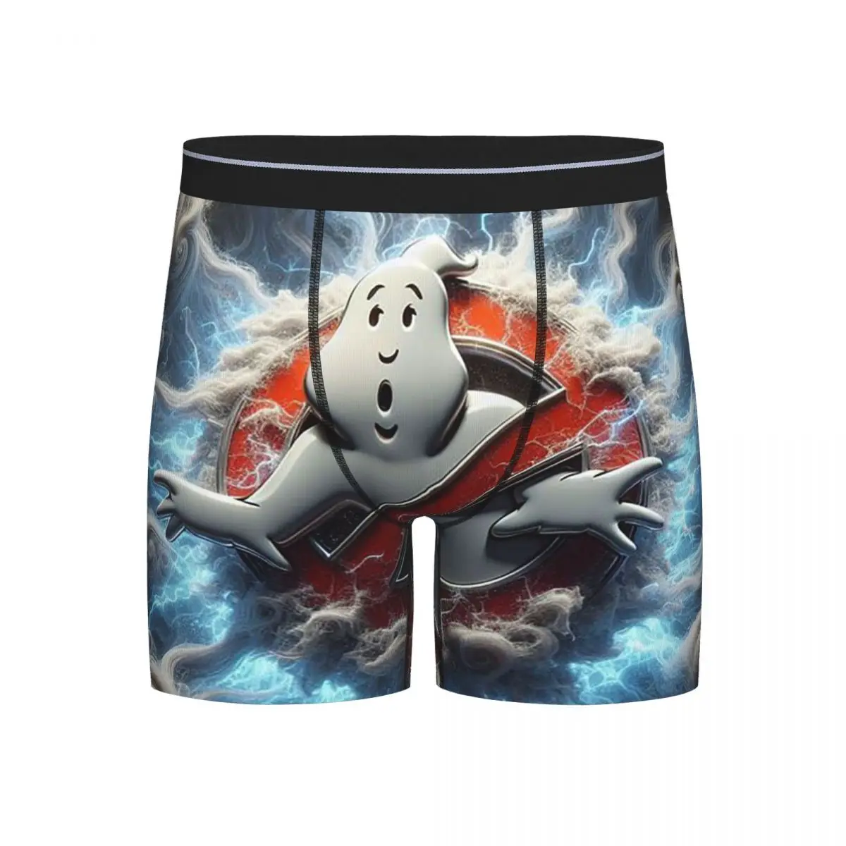 

Long Boxer Underpants Shorts Ghostbusters Logo Panties Men Comfortable Underwear for Homme Man Boyfriend Gift