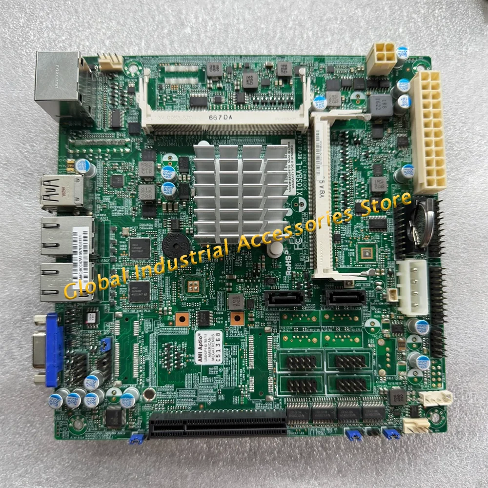 X10SBA-L Embedded Industrial Control Motherboard 17x17 REV 1.01B 1.01A Dual Network Cards J190