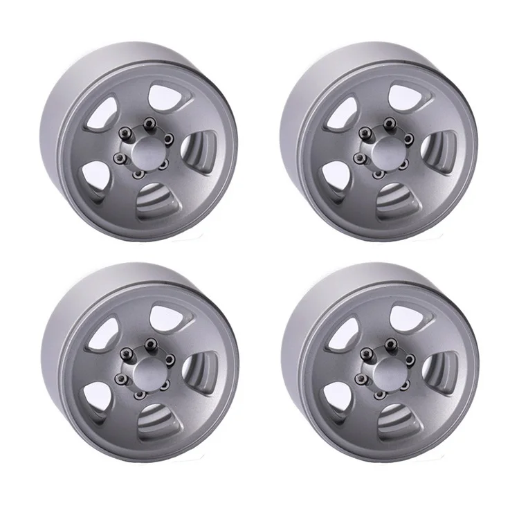 4PCS RC Crawler 1:10 Alloy Wheel Rim 1.9 Inch Beadlock Classic Metal Wheel Rim for 1/10 -4 Axial SCX10 CC01 D90 D110