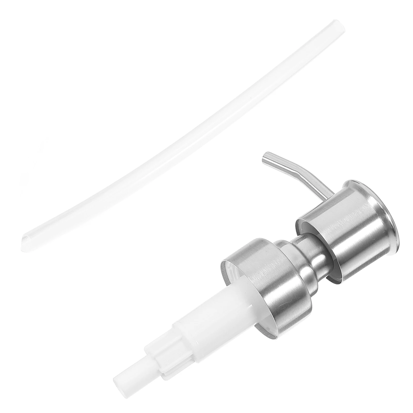 

Stainless Steel Soap Dispenser Pump Replacement for Shampoo Lotion Cream High Viscosity Liquid Bathroom Kitchen Home Use
