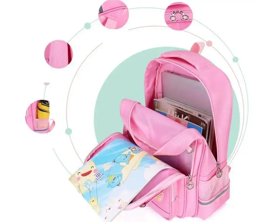 school wheeled Backpack bag school trolley bag set Wheels School Rolling backpack Bag girls cart Trolley backpack kids trolley