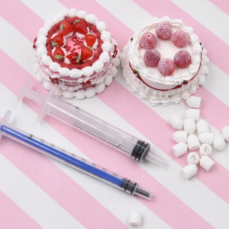 프레스 미니 깍지 세트, 케이크 장식 크림 클레이 디저트 식품 장난감, DIY 정교한 디자인 꽃 도자기 도구, 6 개