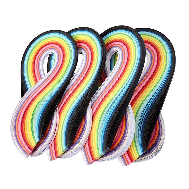 260pcs Rainbow Paper Quilling Strips Set Flower Gift Paper For Handmade Paper Decoration Craft DIY Tools