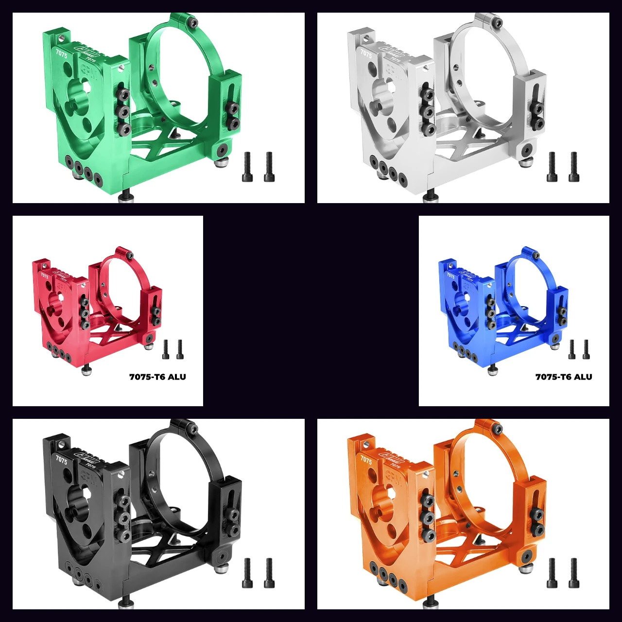 

7075-T6 Alloy Oversized Motor Base For TRAXXAS 1/6 Funco Pro Sand Car 8S XRT