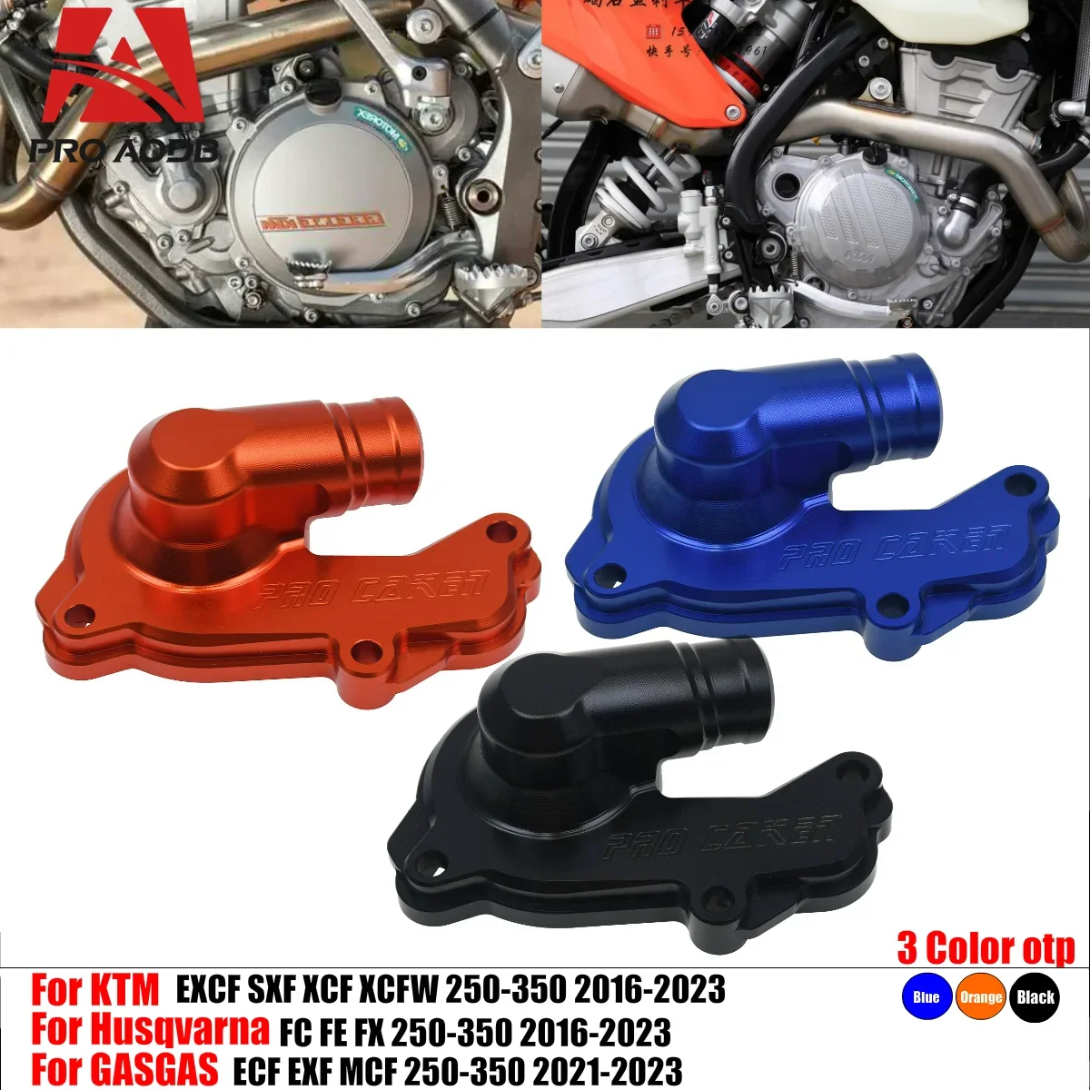 

Sturdy Durable Motorcycle Water Pump Guard Protector Cover For KTM EXCF SXF XCF XCFW EXC-F GASGAS ECF EXF MCF 250 350 2016-2023