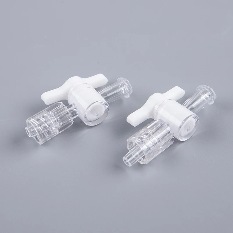 5Pcs/set 2 Ways Stopcock With Luer Lock Connection PC Ozone Resistant Material view 3