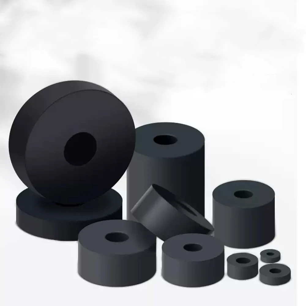 1/5/10Pc Circular Rubber Damping Pad/Fan Coil Damping Washer/Rubber Shock-Absorbing & Soundproof Machine Foot Washer