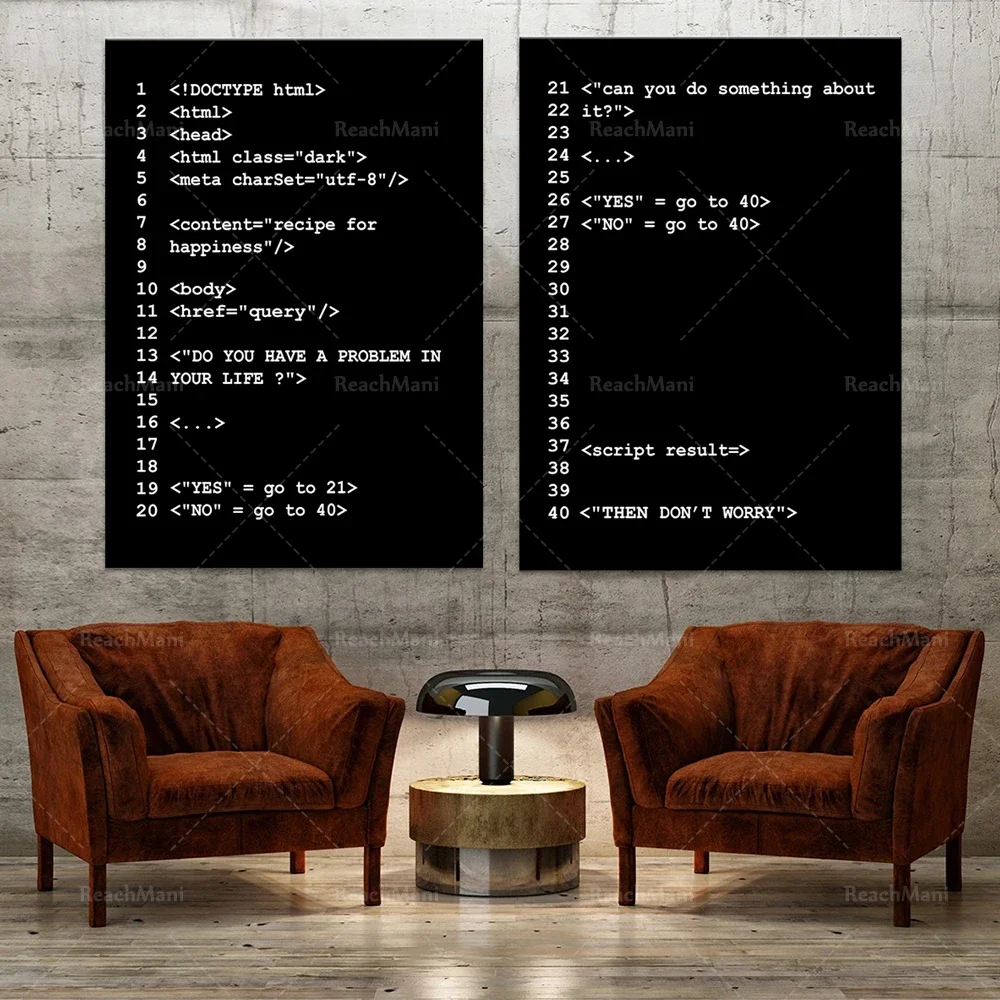 Poster Don't Worry Geek Inspiration Happiness Motivation Happiness Life Poster Happiness Wall Art