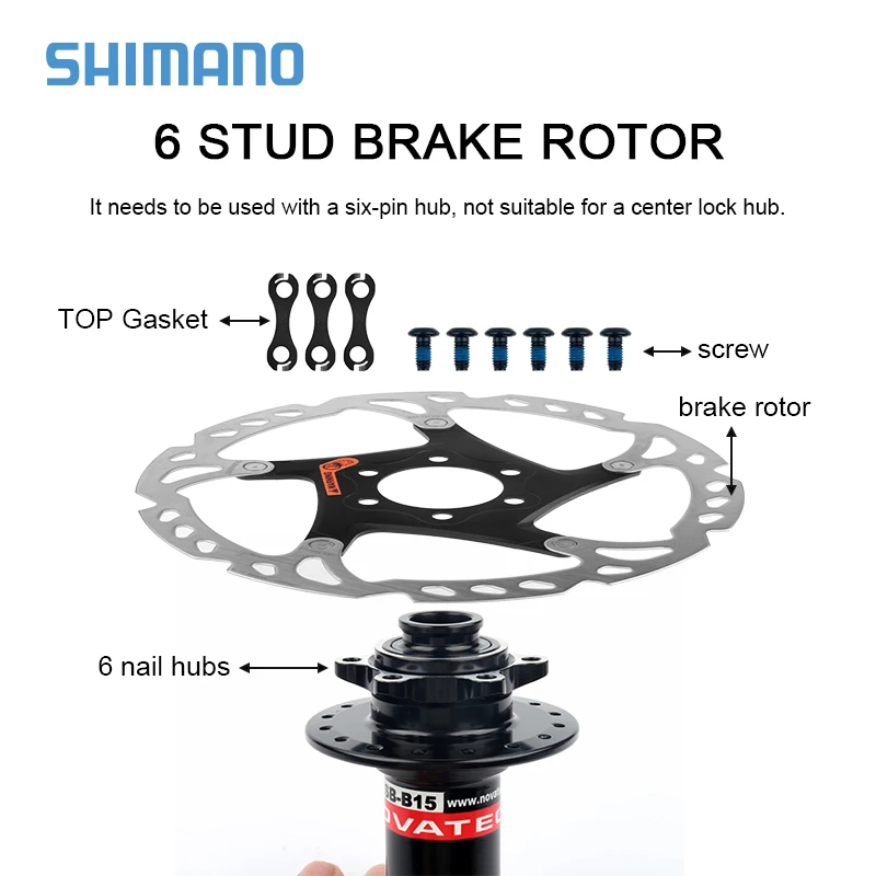 SHIMANO SM-RT76 SM-RT66 SM-RT64 SM-RT54 Disc Brake Rotors 160mm SM-RT66 203mm SLX ZEE DEORE MTB Cycling Parts 2 pairs