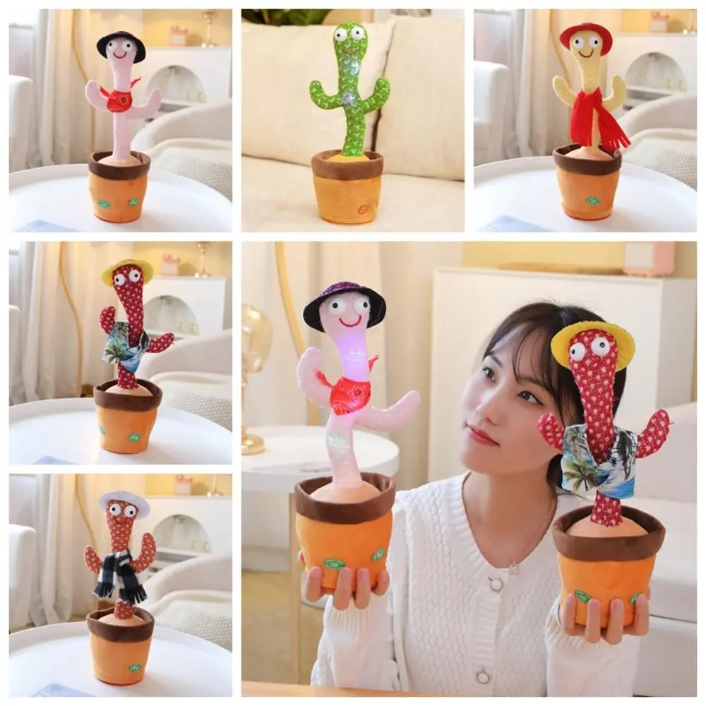 

Electronic Electronic Dancer Cactus Interactive Dancing Cactus Electronic Dancer Toy Talking Toy Record Dancing Plush Toys