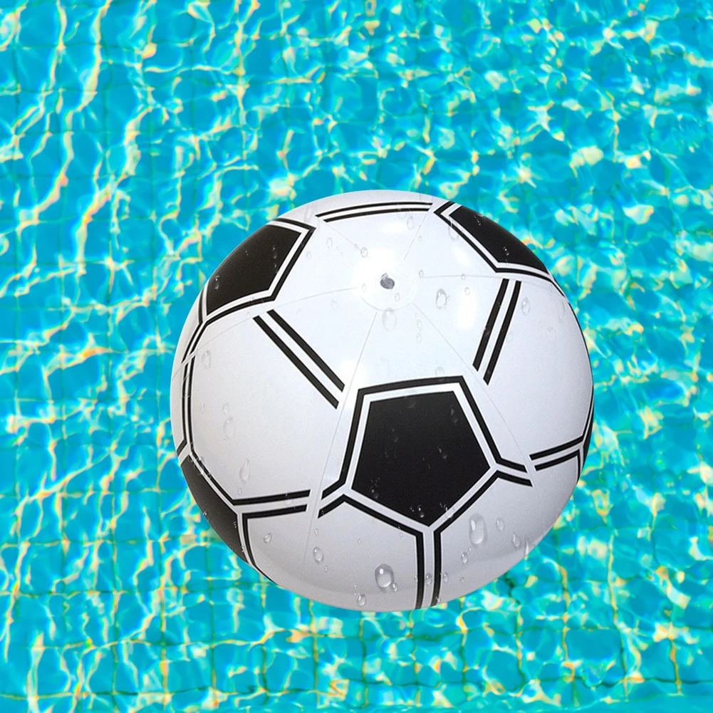 Pelota de fútbol inflable portátil, pelota creativa para niños, playa, piscina, deportes, interior, exterior, fiesta de verano para niños