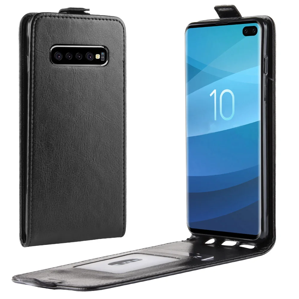 Do Samsung Galaxy s10 s10 plus Etui z klapką Skórzane etui do Samsung Galaxy s10 Wysokiej jakości pionowe etui