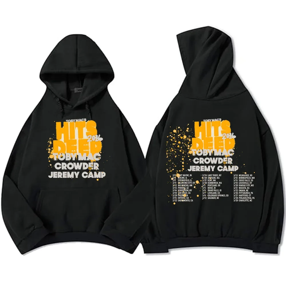 

Одежда с графическим принтом TOBYMAC CROWDER JEREMY CAMP Tour толстовки с длинными рукавами модные зимние толстовки с капюшоном уличная одежда унисекс