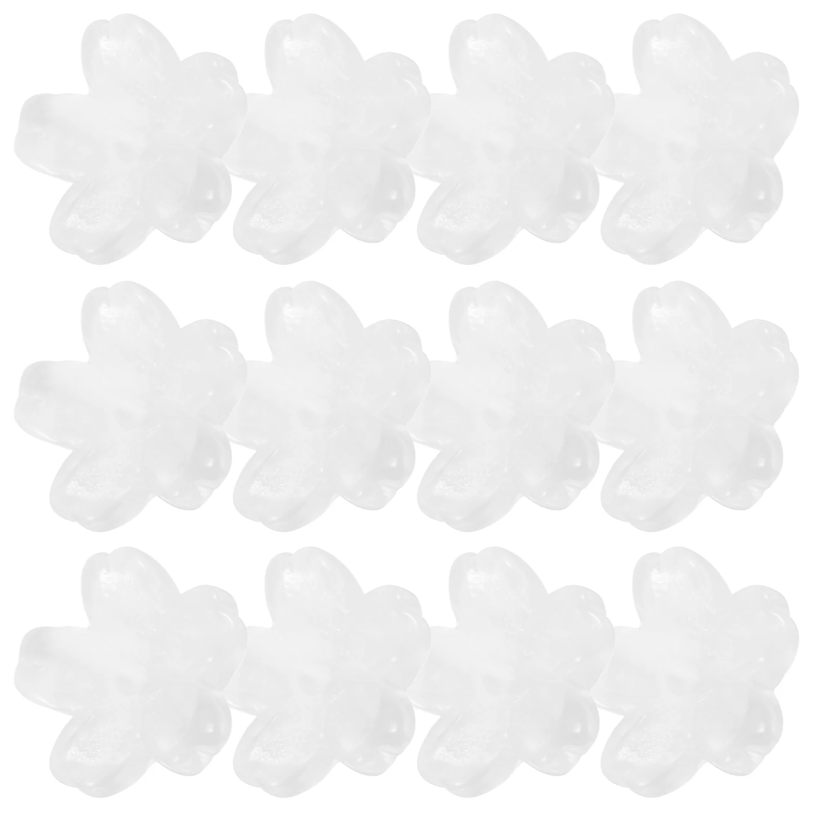 

150Pcs Glass Flower Beads Sakura Style Gradient Petal Charms with Transparent Five-Petal Bead Caps for DIY Jewelry Crafts Floral