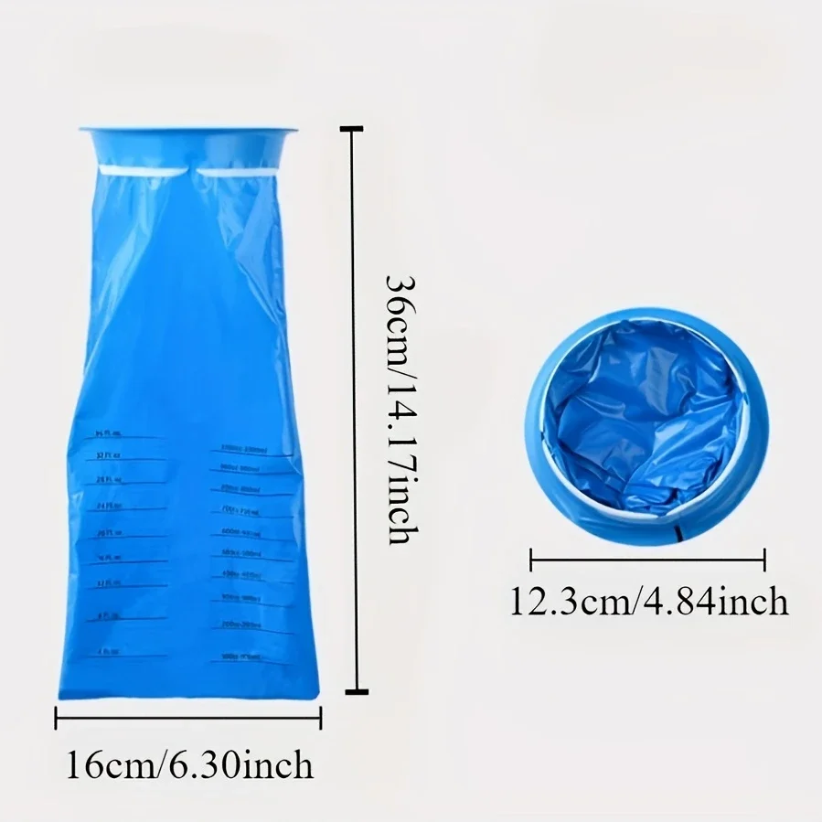 حقائب قيء محمولة للاستعمال مرة واحدة، حقيبة قيء للنساء الحوامل بوزن 33.81 أونصة، حقيبة دوار السيارة المحمولة، حقائب قيء للاستعمال مرة واحدة