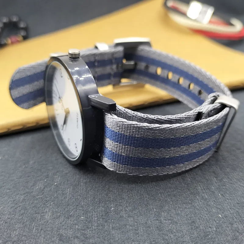 Strap High quality nylon watch strap bracelet washable replacement strap 22mm 20mm 24mm 18mm