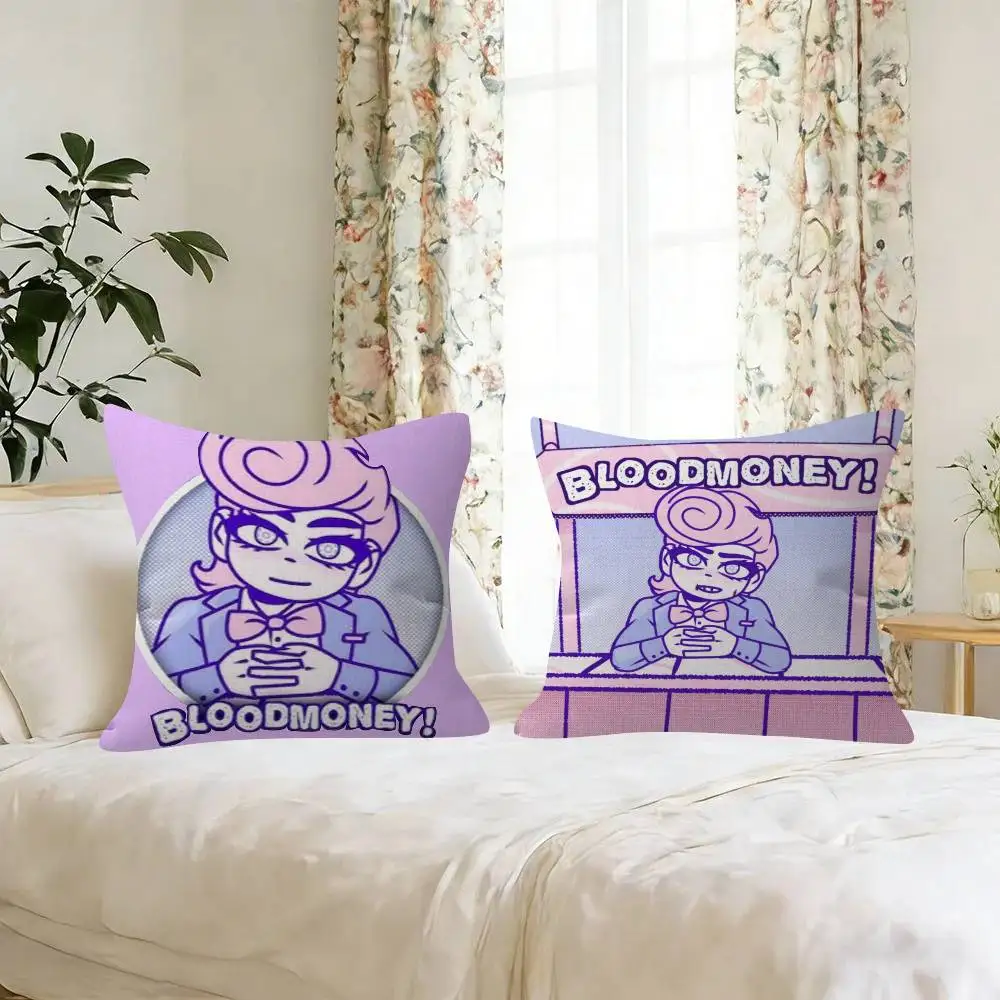 H-Harvey Harvington Bloodmoney   Pillow Cover Design cushion Cover decor Holiday Decorati